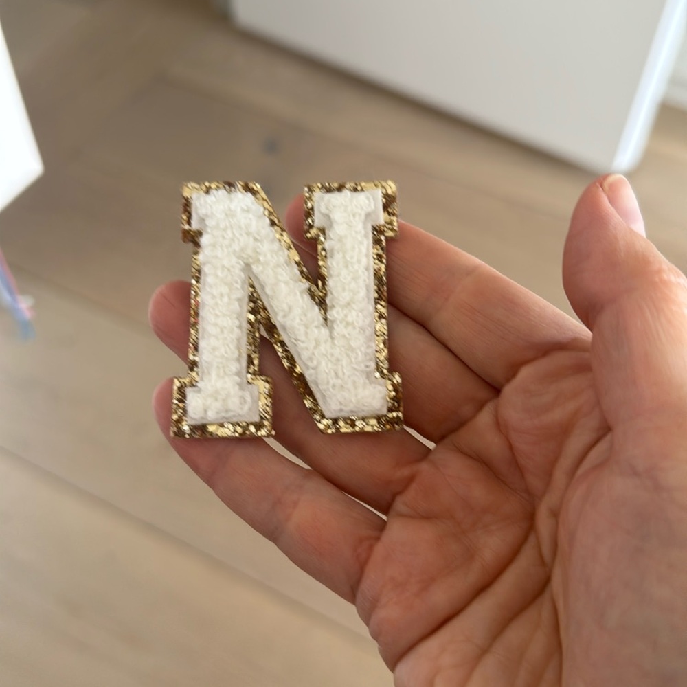 Stoney Clover Lane varsity letter ‘N’